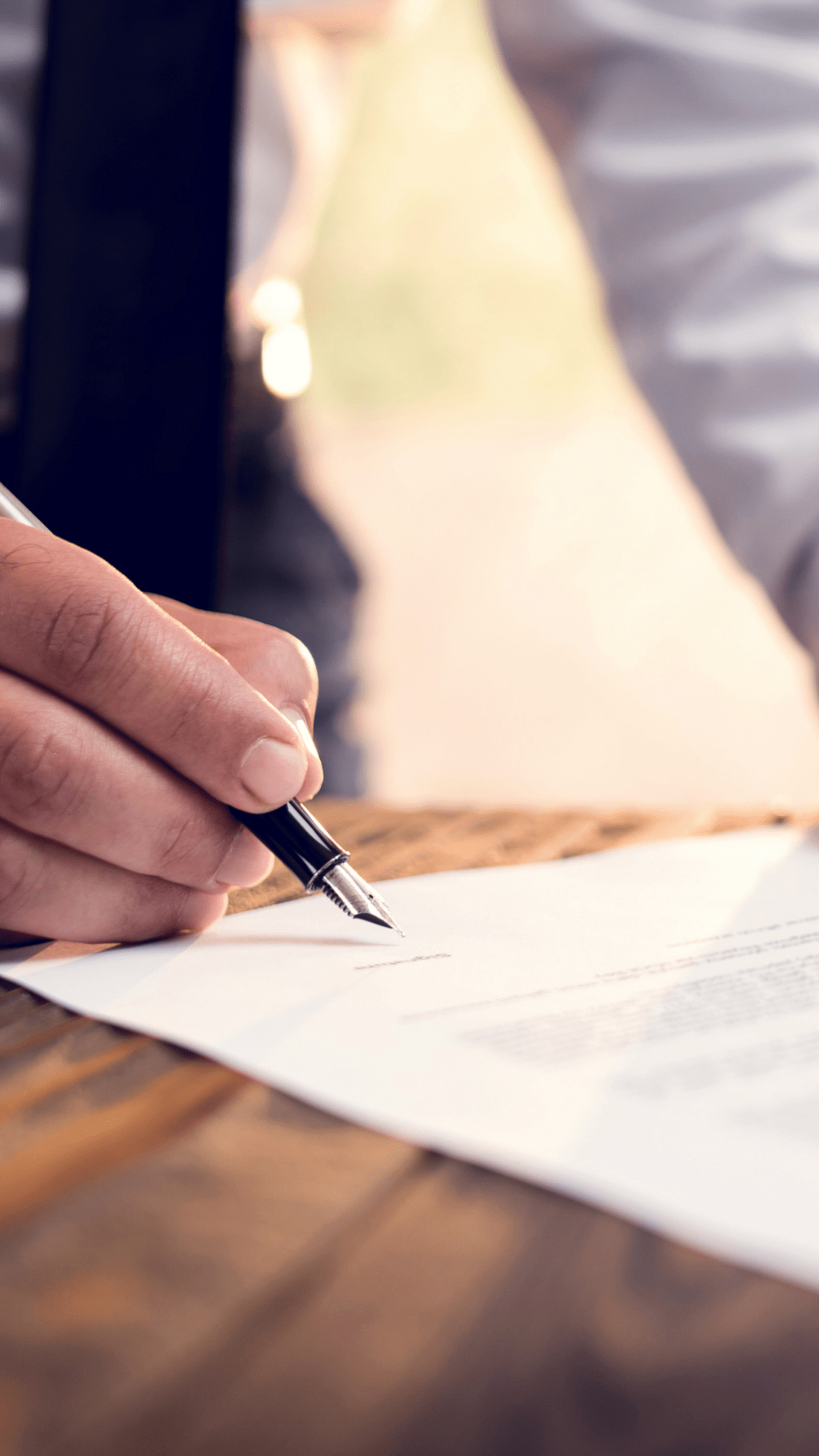 Signing form